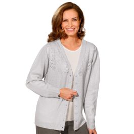 Gilet en maille ajourée