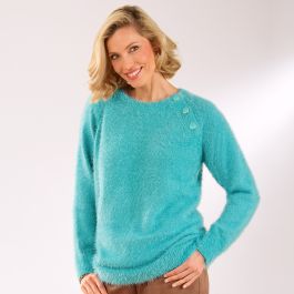 Pull à boutons fantaisie