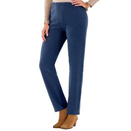 Pantalon maille côtelée