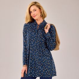 Chemise imprimée en maille