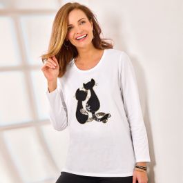 Tee-shirt à sequins