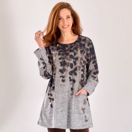 Pull-tunique imprimé