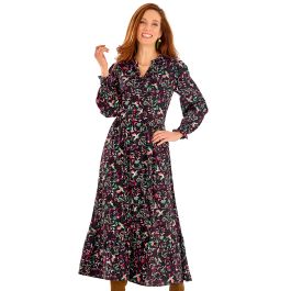 Robe longue imprimée