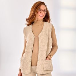 Gilet moutonné