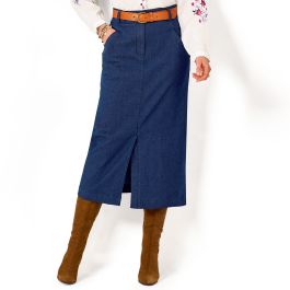 Jupe longue en jean