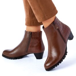 Boots mode en cuir