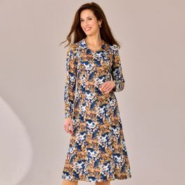 Robe fluide imprimée