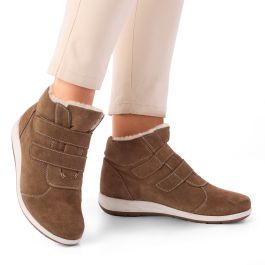 Baskets en cuir