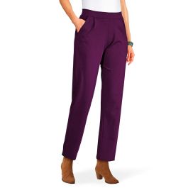 Pantalon tailleur en maille